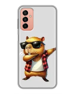 Чохол для Samsung Galaxy M13 з картинкою «Капібара репер даб» Чохол для Samsung Galaxy M13 з картинкою «Капібара репер даб»