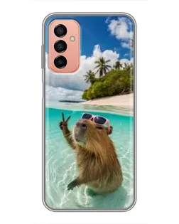 Чохол для Samsung Galaxy M13 з картинкою «Капібара на морі» Чохол для Samsung Galaxy M13 з картинкою «Капібара на морі»