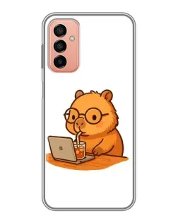 Чохол для Samsung Galaxy M13 з картинкою «Капібара з ноутбуком» Чохол для Samsung Galaxy M13 з картинкою «Капібара з ноутбуком»