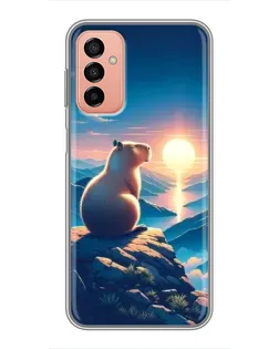 Чохол для Samsung Galaxy M13 з картинкою «Захід сонця з капібарою» Чохол для Samsung Galaxy M13 з картинкою «Захід сонця з капібарою»