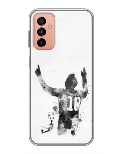 Чохол для Samsung Galaxy M13 з картинкою «Чорно-білий силует Мессі» Чохол для Samsung Galaxy M13 з картинкою «Чорно-білий силует Мессі»