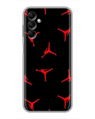 Чехол для Samsung Galaxy M14 5g (M146) с картинкой «Jordan Red Pattern»
