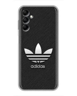 Чехол для Samsung Galaxy M14 5g (M146) с картинкой «Adidas Карбоновая текстура»