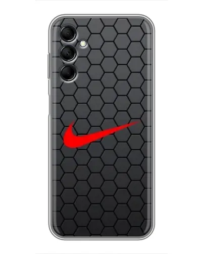 Чехол для Samsung Galaxy M14 5g (M146) с картинкой «Nike — карбоновая сетка» Чехол для Samsung Galaxy M14 5g (M146) с картинкой «Nike — карбоновая сетка»