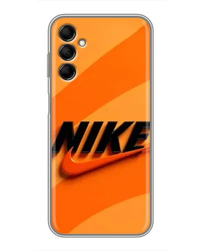 Чехол для Samsung Galaxy M14 5g (M146) с картинкой «Оранжевый драйв Nike» Чехол для Samsung Galaxy M14 5g (M146) с картинкой «Оранжевый драйв Nike»