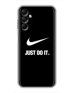 Чехол для Samsung Galaxy M14 5g (M146) с картинкой «Классический принт Nike» Чехол для Samsung Galaxy M14 5g (M146) с картинкой «Классический принт Nike»