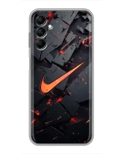 Чехол для Samsung Galaxy M14 5g (M146) с картинкой «Nike — эффект разломов» Чехол для Samsung Galaxy M14 5g (M146) с картинкой «Nike — эффект разломов»
