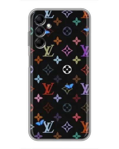 Чехол для Samsung Galaxy M14 5g (M146) с картинкой «Цветная монограмма LV»