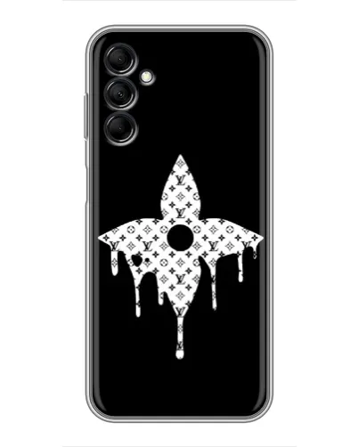 Чехол для Samsung Galaxy M14 5g (M146) с картинкой «Цветочная монограмма»