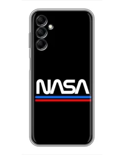 Чехол для Samsung Galaxy M14 5g (M146) с картинкой «NASA — классика Red Blue»