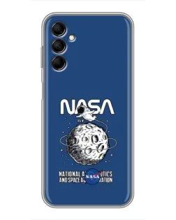 Чехол для Samsung Galaxy M14 5g (M146) с картинкой «NASA — лунная миссия» Чехол для Samsung Galaxy M14 5g (M146) с картинкой «NASA — лунная миссия»