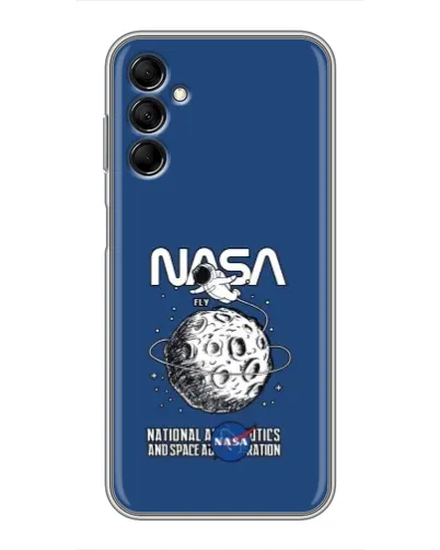Чехол для Samsung Galaxy M14 5g (M146) с картинкой «NASA — лунная миссия»