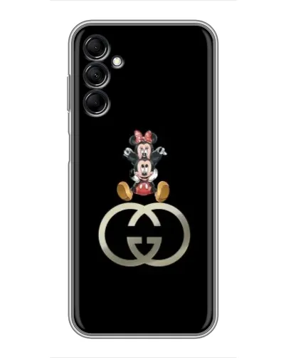 Чехол для Samsung Galaxy M14 5g (M146) с картинкой «Минни Маус на лого»