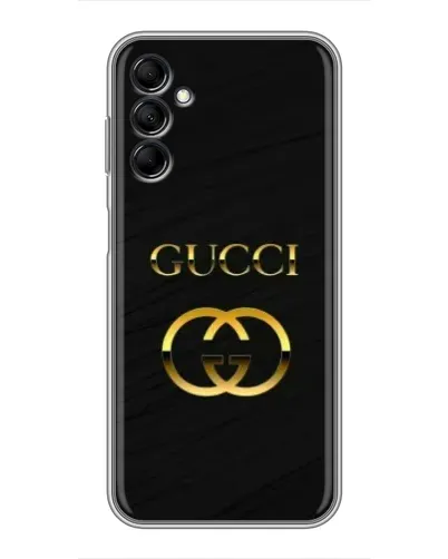 Чехол для Samsung Galaxy M14 5g (M146) с картинкой «Золотой логотип Gucci»