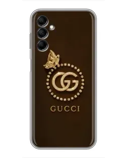 Чехол для Samsung Galaxy M14 5g (M146) с картинкой «Gucci — золотая бабочка» Чехол для Samsung Galaxy M14 5g (M146) с картинкой «Gucci — золотая бабочка»