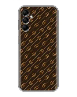 Чехол для Samsung Galaxy M14 5g (M146) с картинкой «Gucci — золотые диагонали» Чехол для Samsung Galaxy M14 5g (M146) с картинкой «Gucci — золотые диагонали»