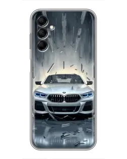 Чехол для Samsung Galaxy M14 5g (M146) с картинкой «BMW в свете фар» Чехол для Samsung Galaxy M14 5g (M146) с картинкой «BMW в свете фар»