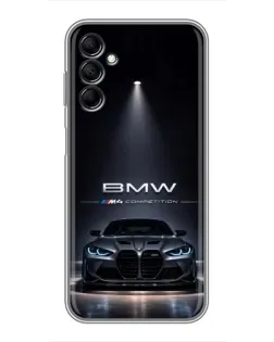 Чехол для Samsung Galaxy M14 5g (M146) с картинкой «BMW сквозь ночной город» Чехол для Samsung Galaxy M14 5g (M146) с картинкой «BMW сквозь ночной город»
