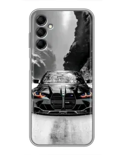 Чехол для Samsung Galaxy M14 5g (M146) с картинкой «BMW — акварельный дрифт» Чехол для Samsung Galaxy M14 5g (M146) с картинкой «BMW — акварельный дрифт»