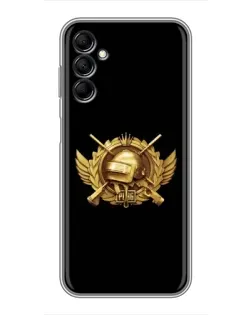 Чехол для Samsung Galaxy M14 5g (M146) с картинкой «PUBG — оранжевый градиент»