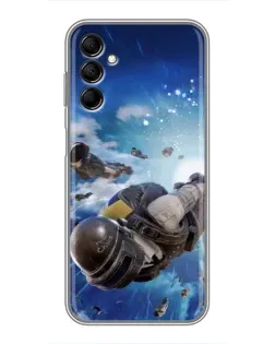 Чехол для Samsung Galaxy M14 5g (M146) с картинкой «Десант PUBG — прыжок» Чехол для Samsung Galaxy M14 5g (M146) с картинкой «Десант PUBG — прыжок»