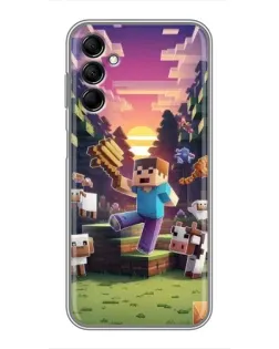 Чехол для Samsung Galaxy M14 5g (M146) с картинкой «Стив на ферме» Чехол для Samsung Galaxy M14 5g (M146) с картинкой «Стив на ферме»
