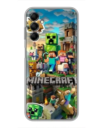 Чехол для Samsung Galaxy M14 5g (M146) с картинкой «Замок Minecraft»