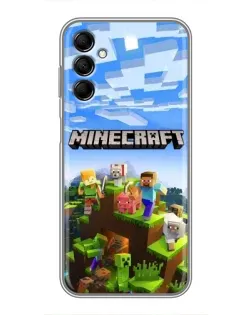Чехол для Samsung Galaxy M14 5g (M146) с картинкой «Minecraft классический мир» Чехол для Samsung Galaxy M14 5g (M146) с картинкой «Minecraft классический мир»