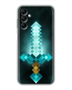 Чехол для Samsung Galaxy M14 5g (M146) с картинкой «Алмазный меч неон» Чехол для Samsung Galaxy M14 5g (M146) с картинкой «Алмазный меч неон»