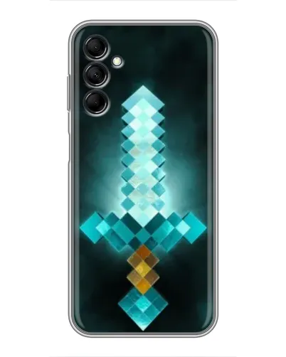 Чехол для Samsung Galaxy M14 5g (M146) с картинкой «Алмазный меч неон»