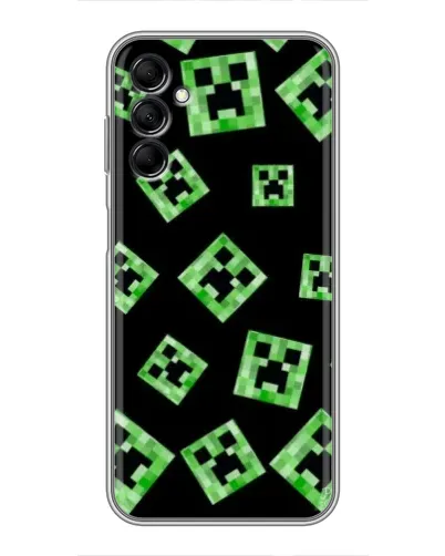 Чехол для Samsung Galaxy M14 5g (M146) с картинкой «Паттерн с криперами»