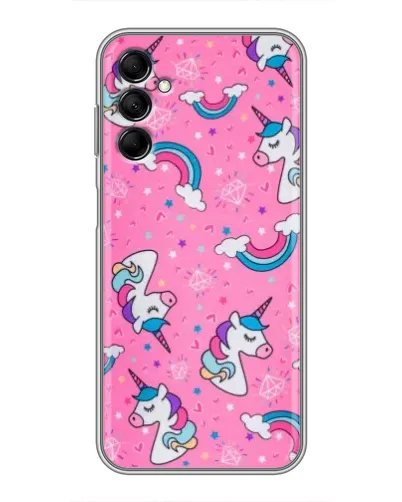 Чехол для Samsung Galaxy M14 5g (M146) с картинкой «Unicorn паттерн розовый» Чехол для Samsung Galaxy M14 5g (M146) с картинкой «Unicorn паттерн розовый»