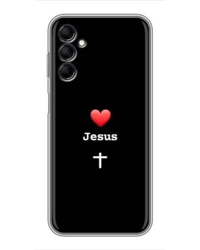 Чехол для Samsung Galaxy M14 5g (M146) с картинкой «Сердце - Jesus»