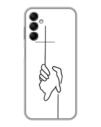 Чехол для Samsung Galaxy M14 5g (M146) с картинкой «Рука держит»