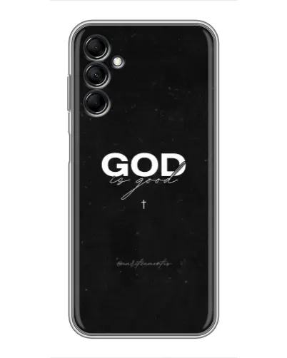 Чехол для Samsung Galaxy M14 5g (M146) с картинкой «GOD — Бог над всем»