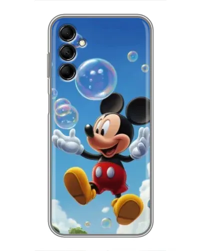 Чехол для Samsung Galaxy M14 5g (M146) с картинкой «Mickey и мыльные пузыри»