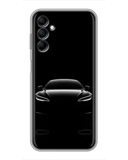 Чехол для Samsung Galaxy M14 5g (M146) с картинкой «Силуэт Tesla Night»