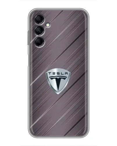 Чехол для Samsung Galaxy M14 5g (M146) с картинкой «Металлическая текстура Tesla» Чехол для Samsung Galaxy M14 5g (M146) с картинкой «Металлическая текстура Tesla»