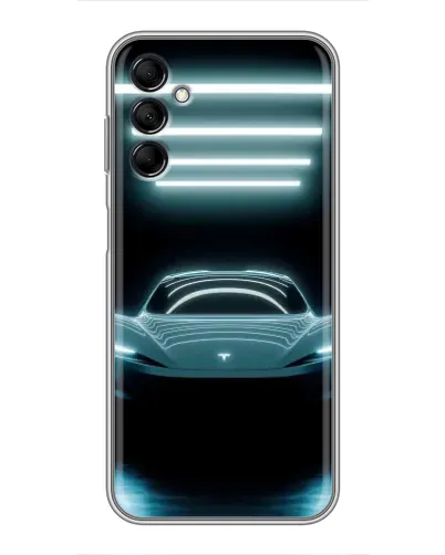 Чехол для Samsung Galaxy M14 5g (M146) с картинкой «Tesla в неоне» Чехол для Samsung Galaxy M14 5g (M146) с картинкой «Tesla в неоне»