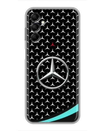 Чехол для Samsung Galaxy M14 5g (M146) с картинкой «Mercedes — бирюзовый акцент»