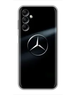 Чехол для Samsung Galaxy M14 5g (M146) с картинкой «Mercedes на металле»