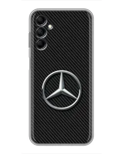 Чехол для Samsung Galaxy M14 5g (M146) с картинкой «Карбоновый Mercedes стиль»