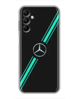 Чехол для Samsung Galaxy M14 5g (M146) с картинкой «Спортивные линии Mercedes»