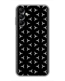 Чехол для Samsung Galaxy M14 5g (M146) с картинкой «Mercedes паттерн звезд»