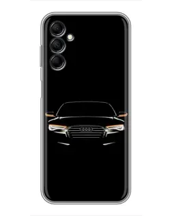 Чехол для Samsung Galaxy M14 5g (M146) с картинкой «Audi — ночной контур» Чехол для Samsung Galaxy M14 5g (M146) с картинкой «Audi — ночной контур»