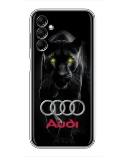 Чехол для Samsung Galaxy M14 5g (M146) с картинкой «Пантера и Audi» Чехол для Samsung Galaxy M14 5g (M146) с картинкой «Пантера и Audi»