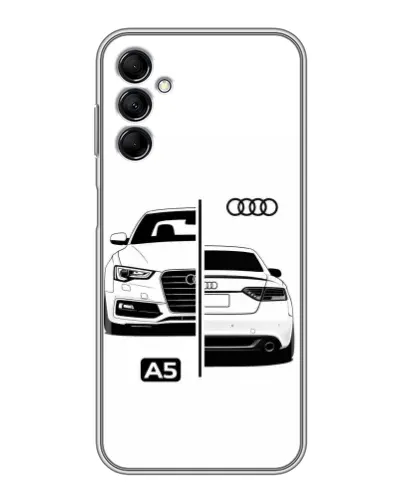 Чехол для Samsung Galaxy M14 5g (M146) с картинкой «Audi — контрастный дизайн» Чехол для Samsung Galaxy M14 5g (M146) с картинкой «Audi — контрастный дизайн»