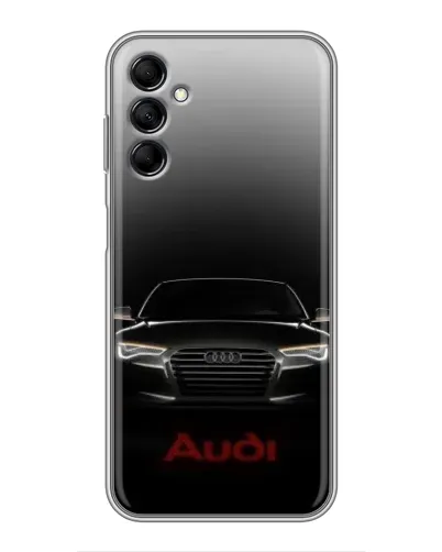 Чехол для Samsung Galaxy M14 5g (M146) с картинкой «Audi — градиентный контур» Чехол для Samsung Galaxy M14 5g (M146) с картинкой «Audi — градиентный контур»