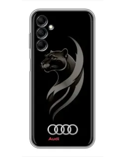 Чехол для Samsung Galaxy M14 5g (M146) с картинкой «Графика — пантера и Audi» Чехол для Samsung Galaxy M14 5g (M146) с картинкой «Графика — пантера и Audi»