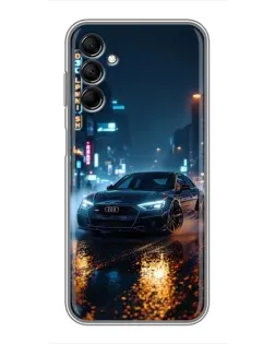 Чехол для Samsung Galaxy M14 5g (M146) с картинкой «Ночной город и Audi» Чехол для Samsung Galaxy M14 5g (M146) с картинкой «Ночной город и Audi»